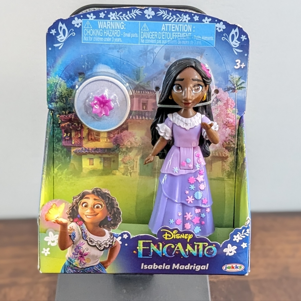 Disney Encanto Isabela Madrigal 3 Inch Small Doll With Accessory, NEW